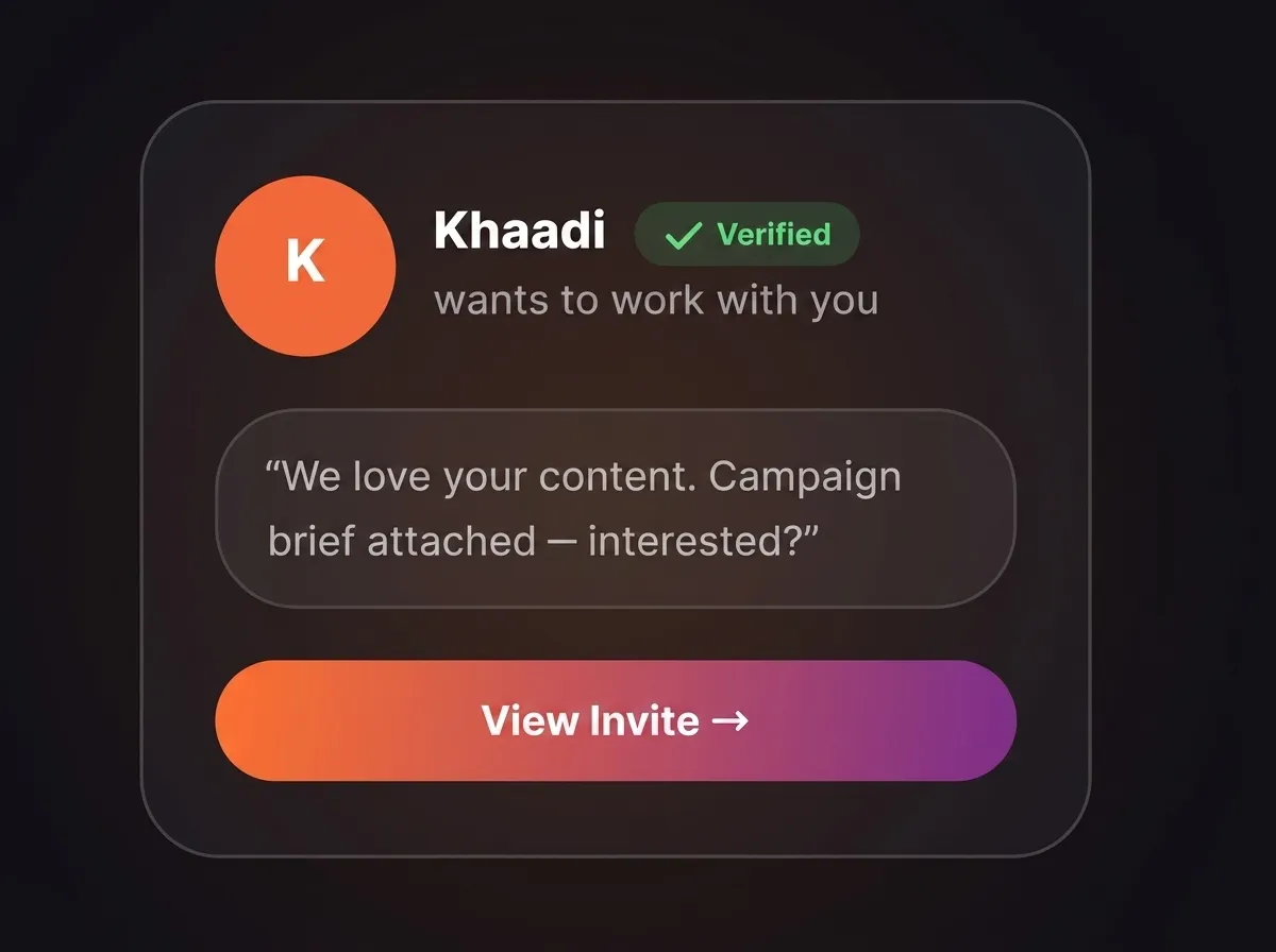 Get Invited Directly by Brands