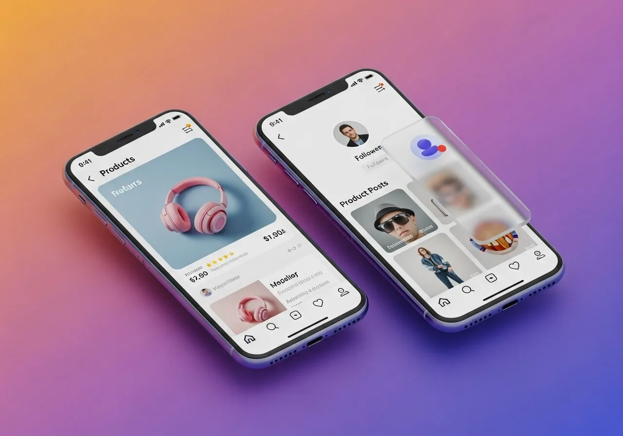 Voosha mobile and web app